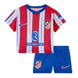 Børn Atlético Madrid Fodboldtrøjer 2024-25 Hjemmebanesæt
